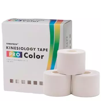 Kinepro Color 5 см x 5 м 6 рулонов Лента PRO Sports Taping Черный Темно-синий Розовый Зеленый Фиолетовый Красный Черный Синий Красный (Кинезиология Цвет) (белый) белый