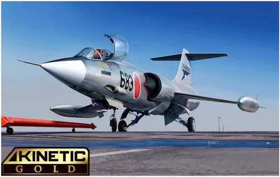 Kinetic Japan Air Force Starfighter Пластиковая модель KNE48080 1/48 Самооборона F-104J