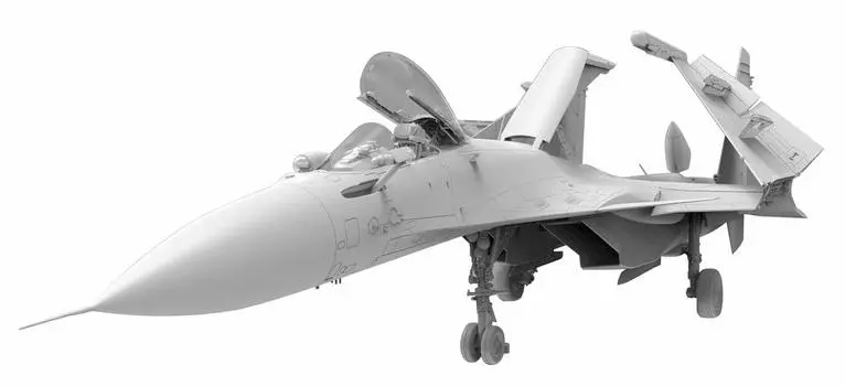 Kinetic K48062 Flanker D Plastic Model 1/48 Su-33