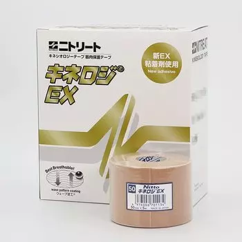 Кинезио тейп водный тип xx 6 рулонов в коробке водоотталкивающий/растягивающийся (50.0мм 5м) НКЕКС-50