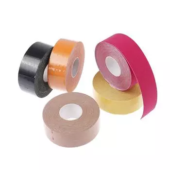 Кинезиологическая лента 5 м для лица, V-образная линия, шея, глаза, лифтинг, наклейка для удаления морщин белый