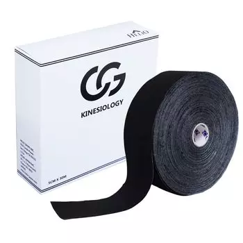 Кинезиологическая лента черная 50 мм x 30 м коммерческая эластичная лента для марафона колено лодыжка запястье икра подошва палец C&G