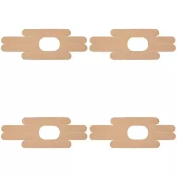 Кинезиологическая лента для колена, дышащая предварительно разрезанная лента для колена для тренажерного зала и фитнеса (бежевый) Великобритания