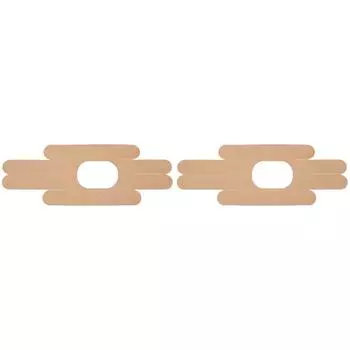 Кинезиологическая лента для колена, дышащая предварительно разрезанная лента для колена для тренажерного зала и фитнеса (бежевый)