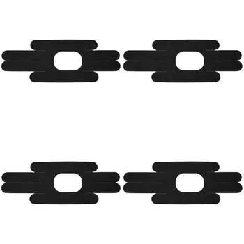 Кинезиологическая лента для колена, дышащая предварительно разрезанная лента для колена для тренажерного зала и фитнеса (черный) Великобритания