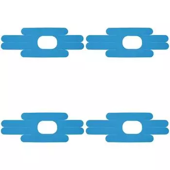 Кинезиологическая лента для колена, дышащая предварительно разрезанная лента для колена для тренажерного зала и фитнеса (синий) Великобритания