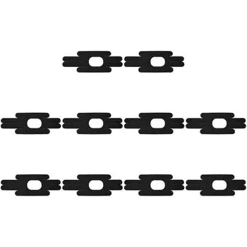 Кинезиологическая лента для колена, дышащая предварительно разрезанная лента для колена для тренажерного зала и фитнеса (черный)