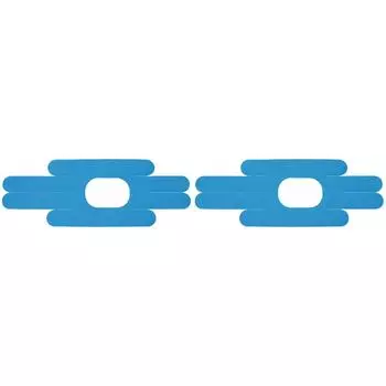 Кинезиологическая лента для колена, дышащая предварительно разрезанная лента для колена для тренажерного зала и фитнеса (синий)