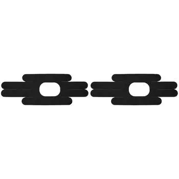 Кинезиологическая лента для колена, дышащая предварительно разрезанная лента для колена для тренажерного зала и фитнеса (черный)