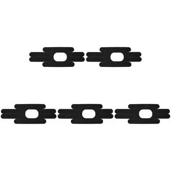 Кинезиологическая лента для колена, дышащая предварительно разрезанная лента для колена для тренажерного зала и фитнеса (черный)