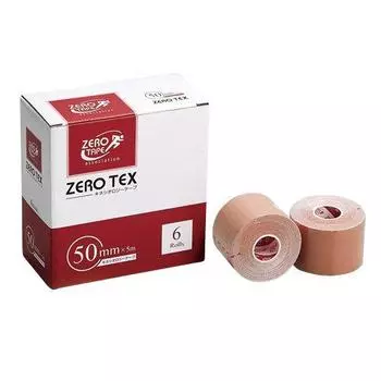 Кинезиологическая лента Nissin Medical Equipment Zerotex 50 мм x 5 м 6 шт.