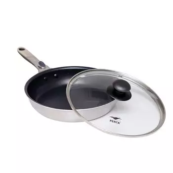 King frying pan PENTA 24cm lid (black sapphire, (shallow type) set)