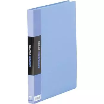 King Jim Clear File Color Base 40 Pockets A4 Vertical Blue 132CW-B