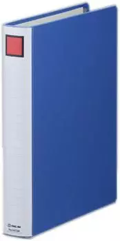 Папка-регистратор King Jim King Super Dodge, легко надевать и снимать, вмещает 300 листов формата А4, вертикальная, синяя, 2473A-B синий