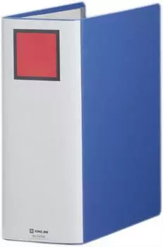 King Jim King File Super Dodge Easy to put on and take off 1000 sheets storage A4 vertical blue 2470A-B