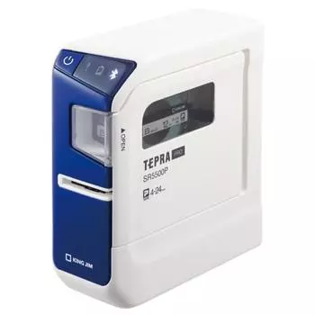 King Jim Label Printer for PC/Smartphone Only Tepra PRO SR5500P (Compatible label width: 4-24mm width)