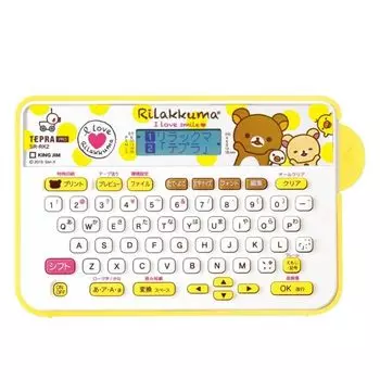 King Jim Label Writer PRO Rilakkuma label Tepla SR-RK2 (Compatible width 4-18mm width)