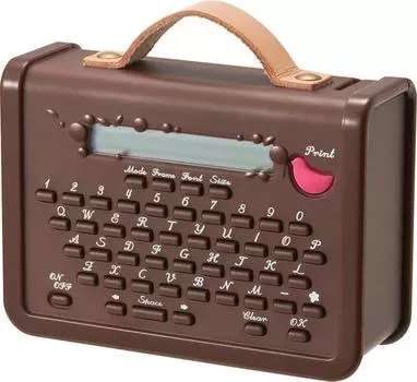 King Jim Masking Tape Printer Koharu MP10 Brown