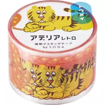 King Jim Masking Tape SODA Transparent Width 30mm Zoomate CMT30-013