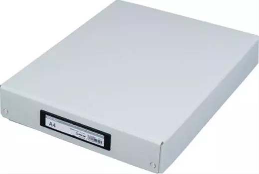 King Jim Настольный лоток для документов, аксессуары, органайзер, коробка A4, серый 4008BF-GY