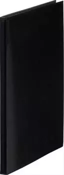 King Jim Прозрачный кожаный файл Fes Синтетическая кожа 20 карманов A4 Вертикальный черный 1931LF-BK