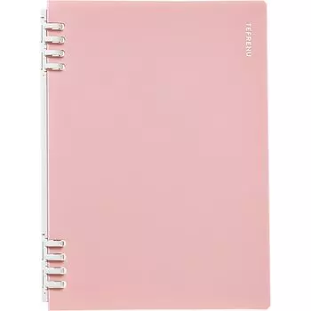 King Jim Ring Note Tefrene 20 Holes A5 Vertical Pink CN9854TE-P