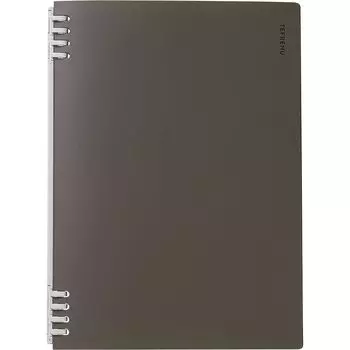 King Jim Ring Note Tefrene 26 Holes B5 Vertical Black CN9855TE-BK