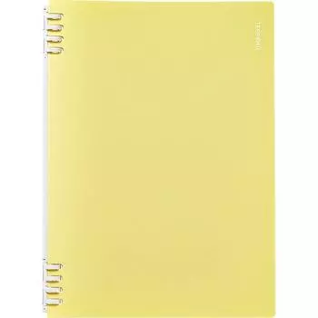King Jim Ring Note Tefrene 26 Holes B5 Vertical Yellow CN9855TE-Y