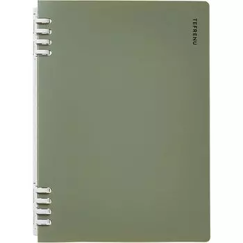 King Jim Ring Notebook Tefrene 20 Holes A5 Vertical Green CN9854TE-G