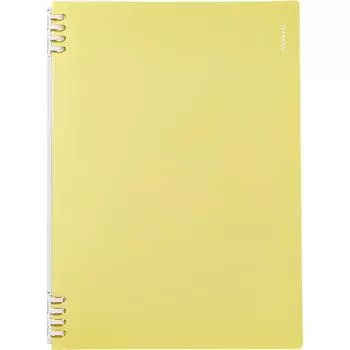 King Jim Ring Notebook Tefrene 30 Holes A4 Vertical Yellow CN9856TE-Y