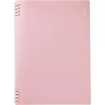 King Jim Ring Notebook Tefrene 30 Holes A4 Vertical Pink CN9856TE-P