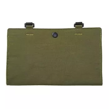 King Jim Tote Bag Flat Foldable Bag B5 Size Storage with Inner Pocket 5664 Car Khaki