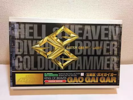 King of Braves GaoGaiGar Fierce Edition GaoGaiGar Version Full Action Resin Cast Model Garage Kit High-End Non-Scale