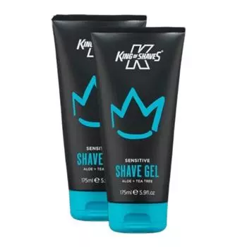 King of Shave Shave Gel Sensitive, 2 units, 175ml