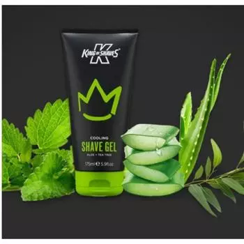 King of Shave Shave Gel Super Cooling, 175ml, 5 units