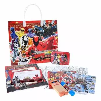 King Sentai King Oger Happy School Super Sentai Series [Stationery Set] Bag/New