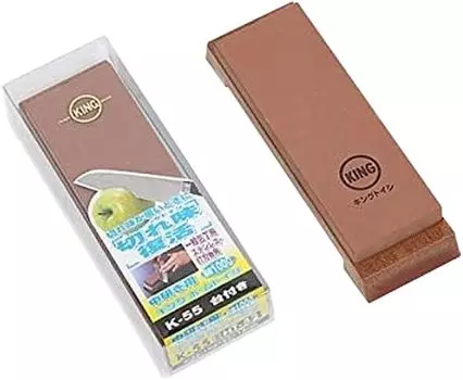 King Whetstone Home Toy Grain For medium sharpening K-55 HT-52 1856215 size #1000 коричневый