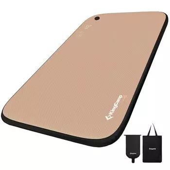 KingCamp Air Mat, коврик для надувного устройства для кемпинга, ширина 110 см, ударопрочный, высокая эластичность, ткань TPU, бесшумный, компактный, в комплект входит подушка безопасности, коврик для кемпинга,
