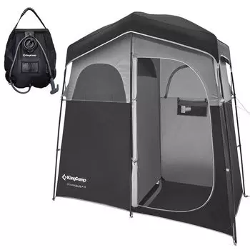 KingCamp Changing Emergency Toilet Simple Shower Простой сменный пляжный частный туалет на открытом воздухе Аварийный туалет Легко и удобно Поставляется с сумкой для хранения