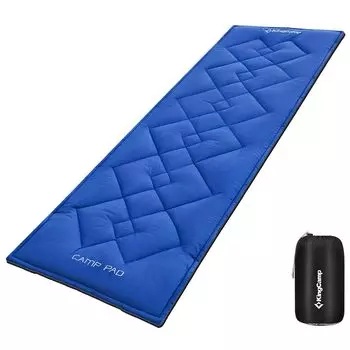 KingCamp Cot Ultra Compact Camping Nap For Sleeping in the Sleeping in a Disaster 190 x 64cm Mat, Foldable, Lightweight, Anti-Slip, Fixed, Mat, Mat,
