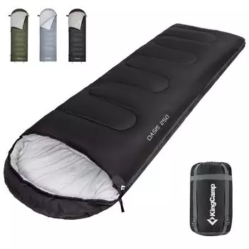 KingCamp Конверт Тип Всесезонный спальный мешок Соединяемый Для Зимы Комфортная Температура Сохранение Тепла Компактный Легкий Для Лета Водонепроницаемый