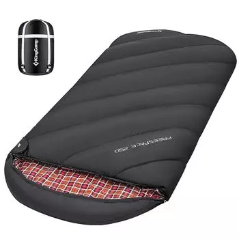KingCamp Спальный фланель для всех конвертов Disaster Mountain Sleeping in the Camping Bag, Ткань, Зима, Сезоны, Тип, Профилактика, На открытом воздухе,