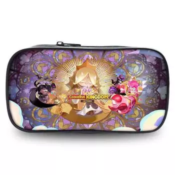 Kingdom Cookierun Stationery Bag Student Printed Pencil Bag Zipper Design Style A