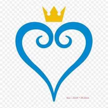 Kingdom Heart Kingdom Iii Kingdom 3D Dream Drop Distan Утюг с термопереносной печатью Виниловые нашивки Наклейка для одежды DIY Аппликации Моющиеся нашивки