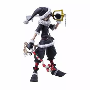 KINGDOM HEARTS II Bring Arts Sora Christmas Town PVC painted movable figure Ver.