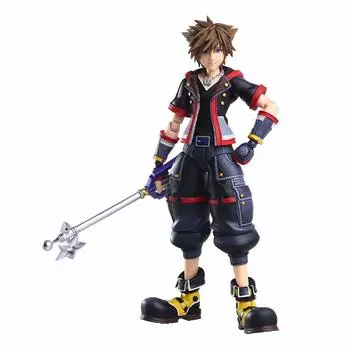 KINGDOM HEARTS III BRING ARTS Sora Version 2 PVC painted movable figure