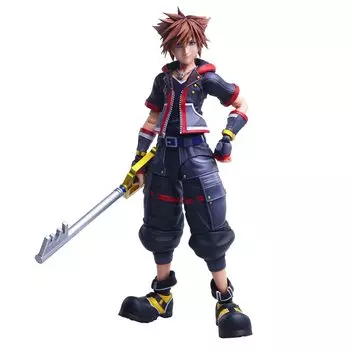 KINGDOM HEARTS III Play Arts Kai Sora ПВХ окрашенная подвижная фигурка вер.2 красный