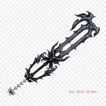Kingdom No Name Keyblade Kingdom Iii Kingdom Birth By Iron on Heat Transfer Printing Виниловые нашивки Наклейка для одежды DIY Аппликации Моющиеся нашивки
