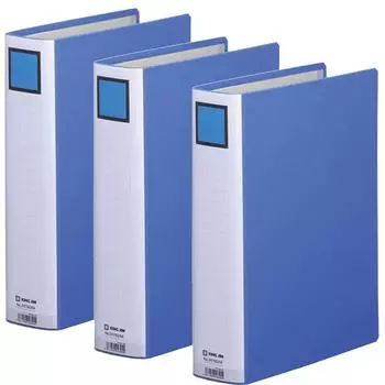 Kingjim King File A4 Vertical 2475GXA Blue Pack 3-Book 2475GXA-3