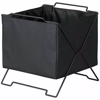 Kingjim King Jim KSP002S Storage Box Stacked Basket Stainless Steel Black